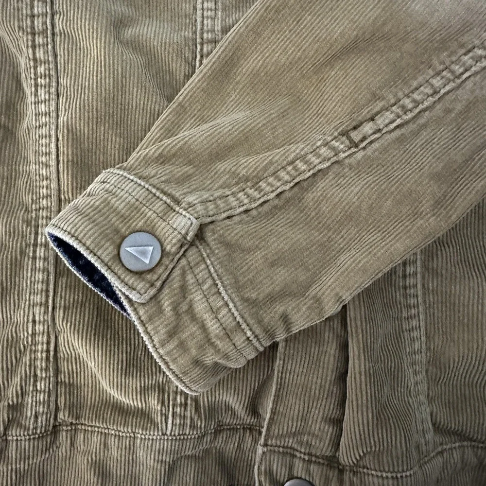 Urban Pipeline Corduroy‎ Jacket Youth XL Light Brown Trucker Snap Closure